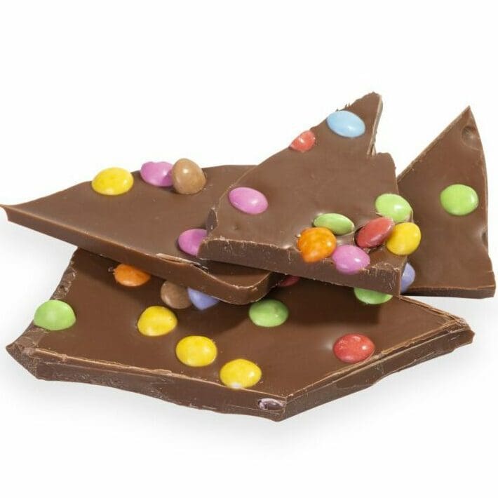 Chocolate Confetti Barks 130g (10 Pack)